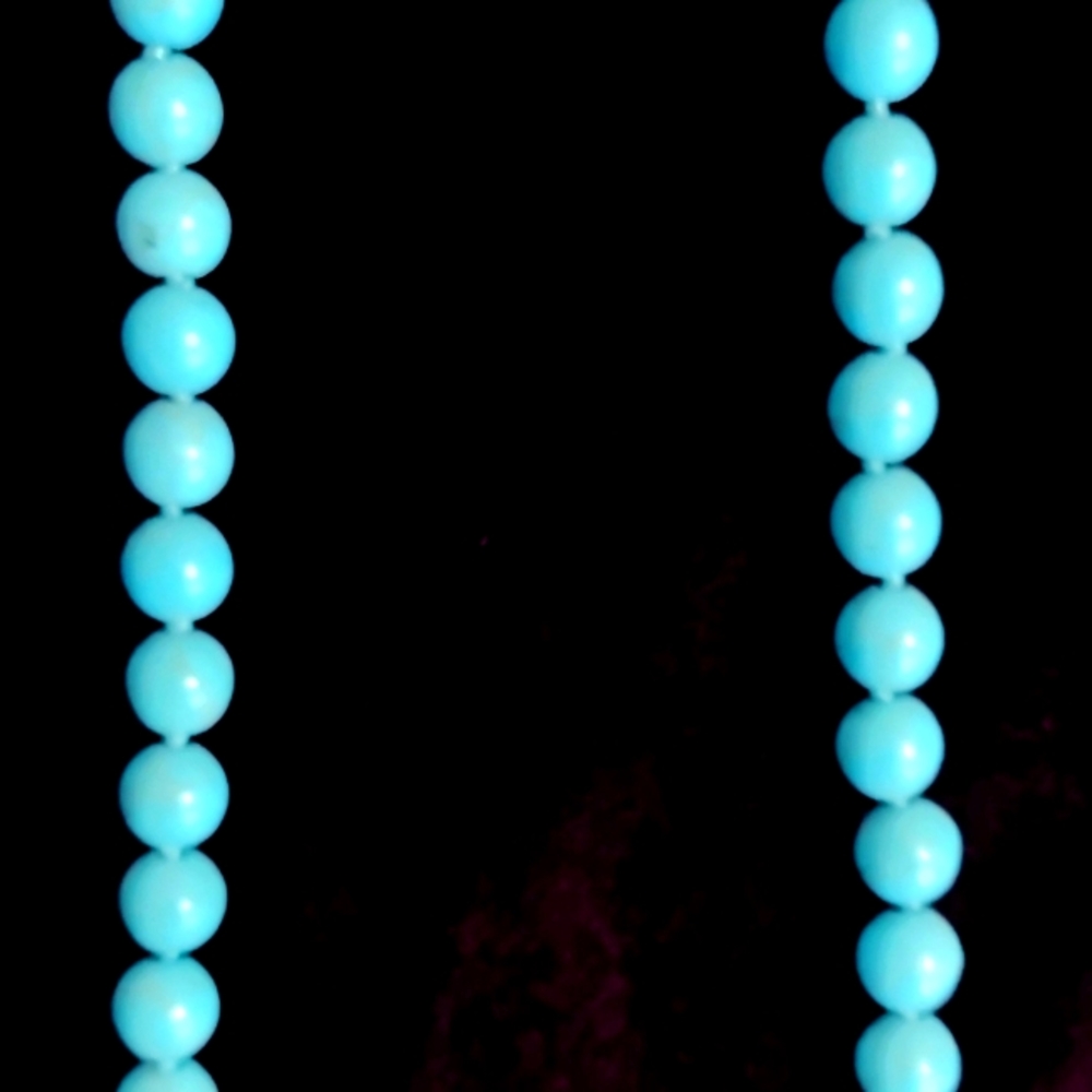 Long Turquoise looking necklace